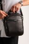 Men's Bag with Real Leather Pocket Strap - 5