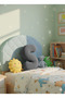 Plush S Letter Pillow, Decorative Throw Pillow, Anthracite Teddy Fabric, Large Size 50 cm