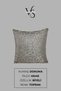 Cushion Cover Patterned Jacquard Set - Double-Sided Piping 45X45 & 35X50 cm Earth Color - 5