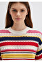 Jacquard Colorful Sweater Loose Fit / Relaxed Fit 1710777-91010 - 5