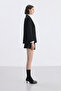 Black Double Pleated Pants Skirt - 3