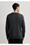 Cashmere Blended Anthracite Sweater Slim Fit / Slim Fit 0710188 -80023 - 4