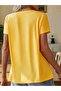 Bee Happy Bee Printed Women's Yellow T-Shirt - 2