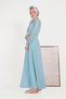 Neck Tie Towel Detailed Dress 40459 - 2