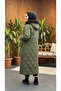 Waist-tied inflatable jacket 115cm crinkle fabric - 7