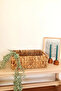 Wicker Sturdy 39X27X14 Rectangular Basket / Organizer