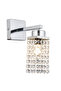 Peter Chrome Crystal Stone Hallway, Bedside, Living Room Living Room Sconce - 2