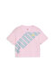 Youth Girls POWER Short Length Tee - Pink