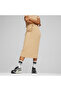 Womens CLASSICS Ribbed Midi Skirt - Beige - 2