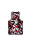 Mens Rival Rage All-Over Print Mesh Tank - Red - 5