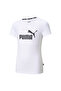 Youth Girls Essentials Logo Tee - White