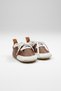 Genuine Leather Baby Shoes, First Step Shoes, Baby Booties, Short Ankle and Lace-Up - 7