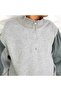 Two-piece gray denim set with zipper - 3