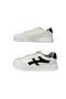 Tigra White-Black Unisex Casual Sports Shoes - 2