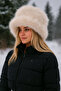 Women's Plush Kalpak Hat 010194 - Beige - 3