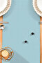 Canvas Liquid-Proof Stain-Proof Runner Blue 40 X 150cm - 2
