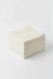 10-Piece Ecru Mini Towels - 30X30 Cm, 50Gr 100% Cotton, Hand, Face Towels