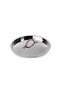24cm Stainless Steel Fry Pan with Dual Lids – Mirror Finish & Aluminum Base - 3
