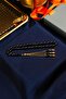 Original Goldwork and Gold Tassel Design Erzurum Oltu Stone Prayer Beads - 4