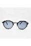 Geometric Gray Leopard Women's Sunglasses 0088 45-27-140 - 2