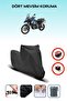 Black Rear Case Lock Incompatible Bmw F 800 Gs Adventure Compatible Motorcycle Tarpaulin, 4Seasons