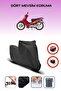Black Rear Bag Lock Incompatible Kanuni Elite 110 Compatible Motorcycle Tarpaulin, 4 Seasons