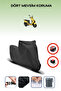 Black Rear Bag Lock Incompatible Rks Bolero 50 Compatible Motorcycle Tarpaulin, 4 Seasons