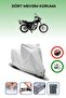 Gray Lock Compatible Mondial 125 Kt Compatible Motorcycle Tarpaulin Waterproof