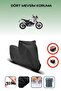 Black Rear Bag Lock Incompatible with Ducati Desertx Compatible Motorcycle Tarpaulin, 4 Seasons
