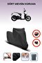 Black Rear Bag Lock Incompatible with Yamaha Xenter 150 Compatible Motorcycle Tarpaulin, 4 Seasons