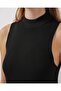 15906 Zero Sleeve Mini Knitwear Dress - Black - 4