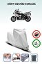 Grey Lock Compatible Bmw S 1000 Xr Compatible Motorcycle Tarpaulin Waterproof