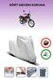 Gray Lock Compatible Mondial 125 Mg Classic Compatible Motorcycle Tarpaulin Waterproof