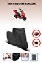 Black Rear Bag Lock Incompatible Kuba Pesaro 125 X Compatible Motorcycle Tarpaulin, 4 Seasons