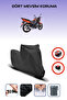 Black Rear Bag Lock Incompatible Arora Ar 06 Compatible Motorcycle Tarpaulin, 4 Seasons