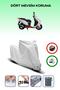 Gray Lock Compatible Arora Ar 150 T8-H Joker Compatible Motorcycle Tarpaulin Waterproof