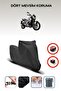 Black Rear Bag Lock Incompatible Bajaj Dominar 400 Compatible Motorcycle Tarpaulin, 4 Seasons