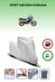 Grey Lock Compatible Honda Crf1000L Africa Twin Adventure Sports Dct Compatible Motorcycle Tarpaulin Waterproof