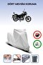 Gray Lock Compatible Mondial 150 Sentor Compatible Motorcycle Tarpaulin Waterproof