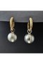 Cercei din inox Luna silver - 4