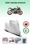 Gray Lock Compatible Aprilia Tuono V4 1100 Factory Compatible Motorcycle Tarpaulin Waterproof