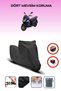 Black Rear Bag Lock Incompatible Sym Jet 14 200I Compatible Motorcycle Tarpaulin, 4 Seasons