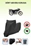 غطاء دراجة نارية متوافق مع Black Lock موديل Arora AR 185-18 معدل ومتوافق ومقاوم للماء