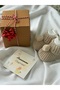 You'Re Becoming a Grandmother Card and Baby Booties Set | Pregnancy Announcement Box Surprise Baby News Gift - 5