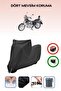 Black Lock Compatible Yamaha Virago Xv 1100 Compatible Motorcycle Tarpaulin Waterproof
