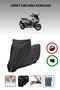 Black Lock Compatible Honda Forza 750 Compatible Motorcycle Tarpaulin Waterproof