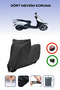 Black Lock Compatible Kuba Raden 125 Compatible Motorcycle Tarpaulin Waterproof