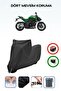 Black Lock Compatible Kawasaki Z 1000 Compatible Motorcycle Tarpaulin Waterproof