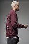 Crew Neck Men's Sweatshirt with Embroidery Detail on the Back - 3
