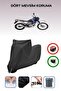 Black Lock Compatible Jawa 125 Sport Compatible Motorcycle Tarpaulin Waterproof